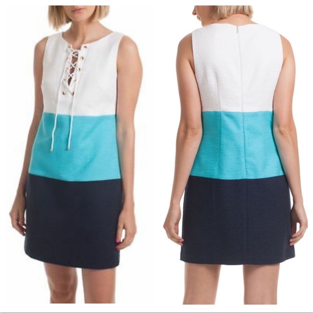Trina Turk Miss Brady Colorblock Dress